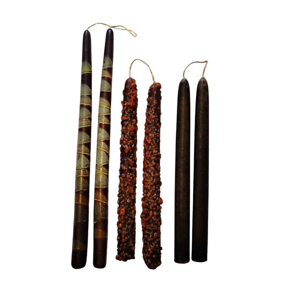 🕯️ Vintage Primitive String Candles | Cozy Decor - Picture 2 of 16